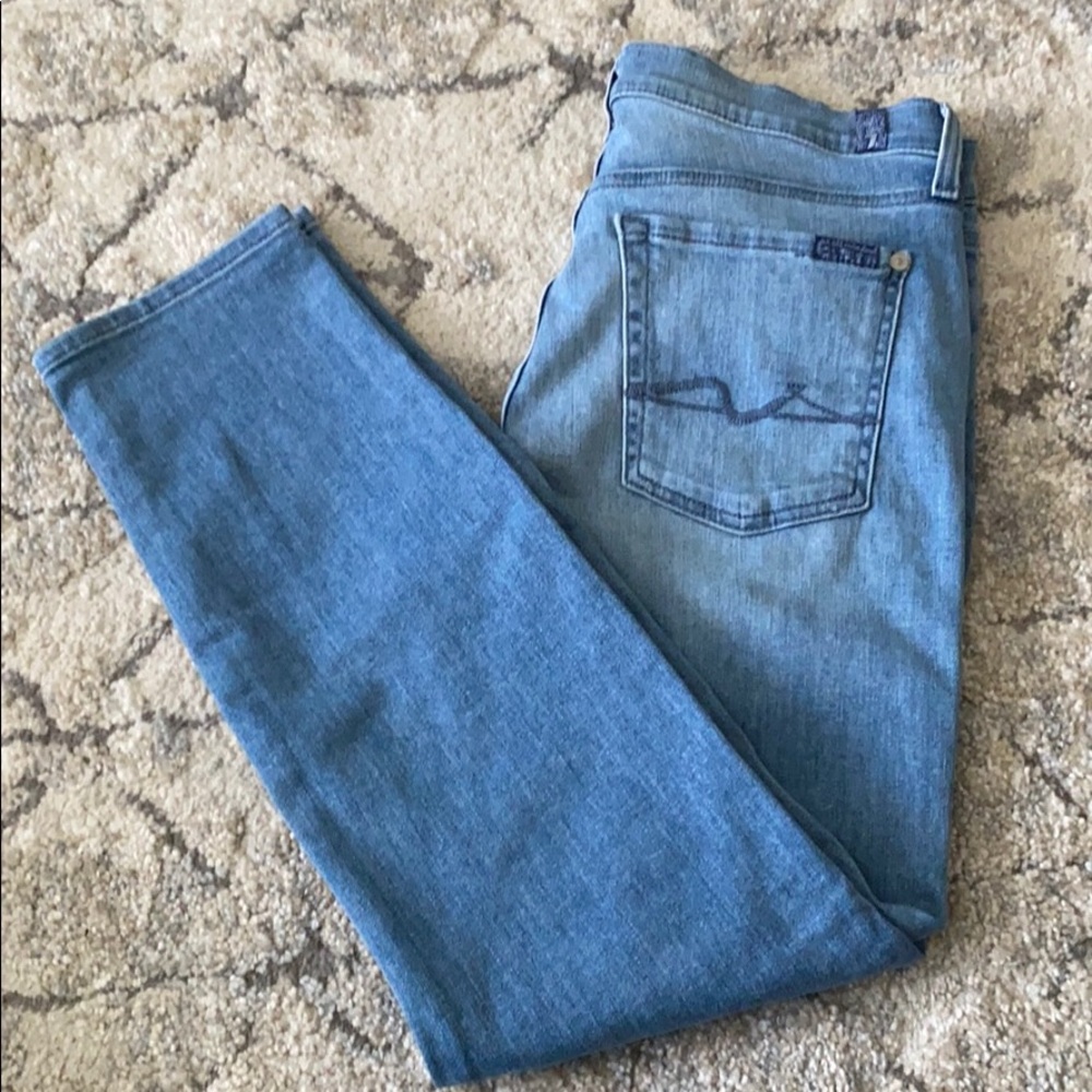 7 for All Man Kind boyfriend skinny jeans